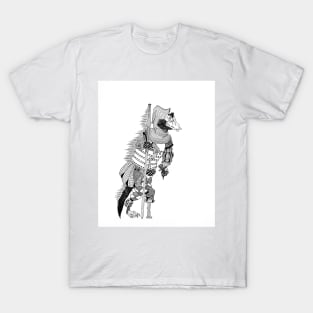 Brave fox knight. T-Shirt